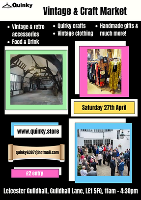 Leicester Guildhall vintage and craft fair 